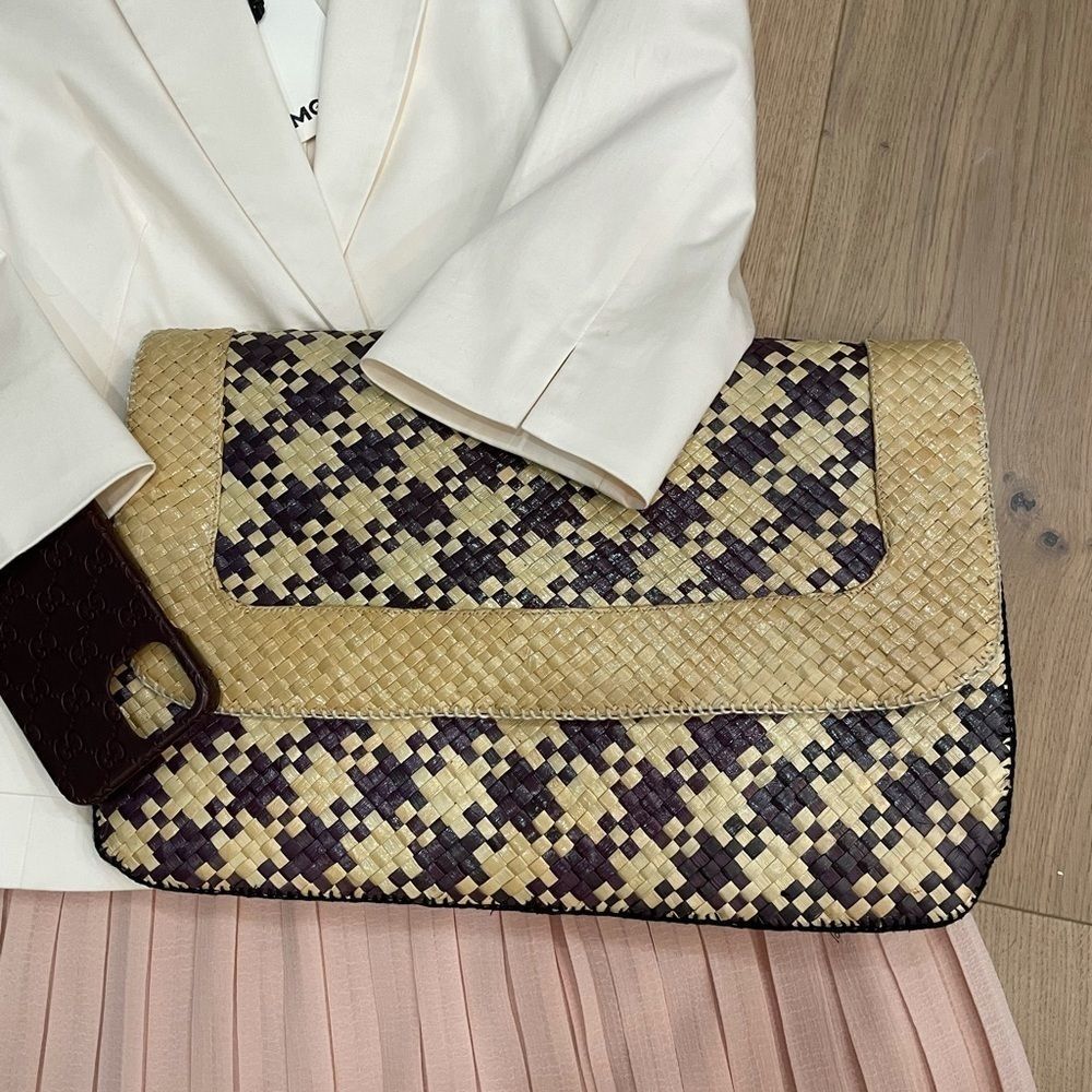 Summer straw purse NWOT
